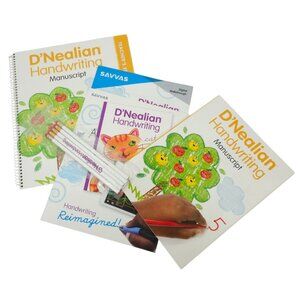 D'Nealian Handwriting Grade 1 Teacher's Edition Student Manuscripts Pencils NEW